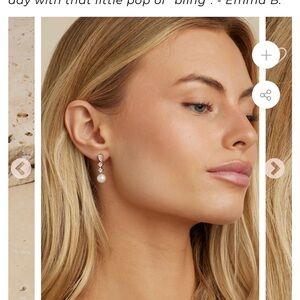 Brand new Untamed Petals Serenade earrings in silver